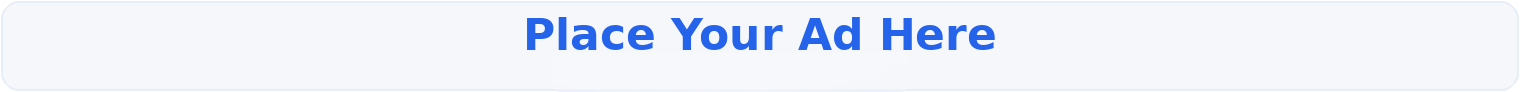 Place Your Ad Here